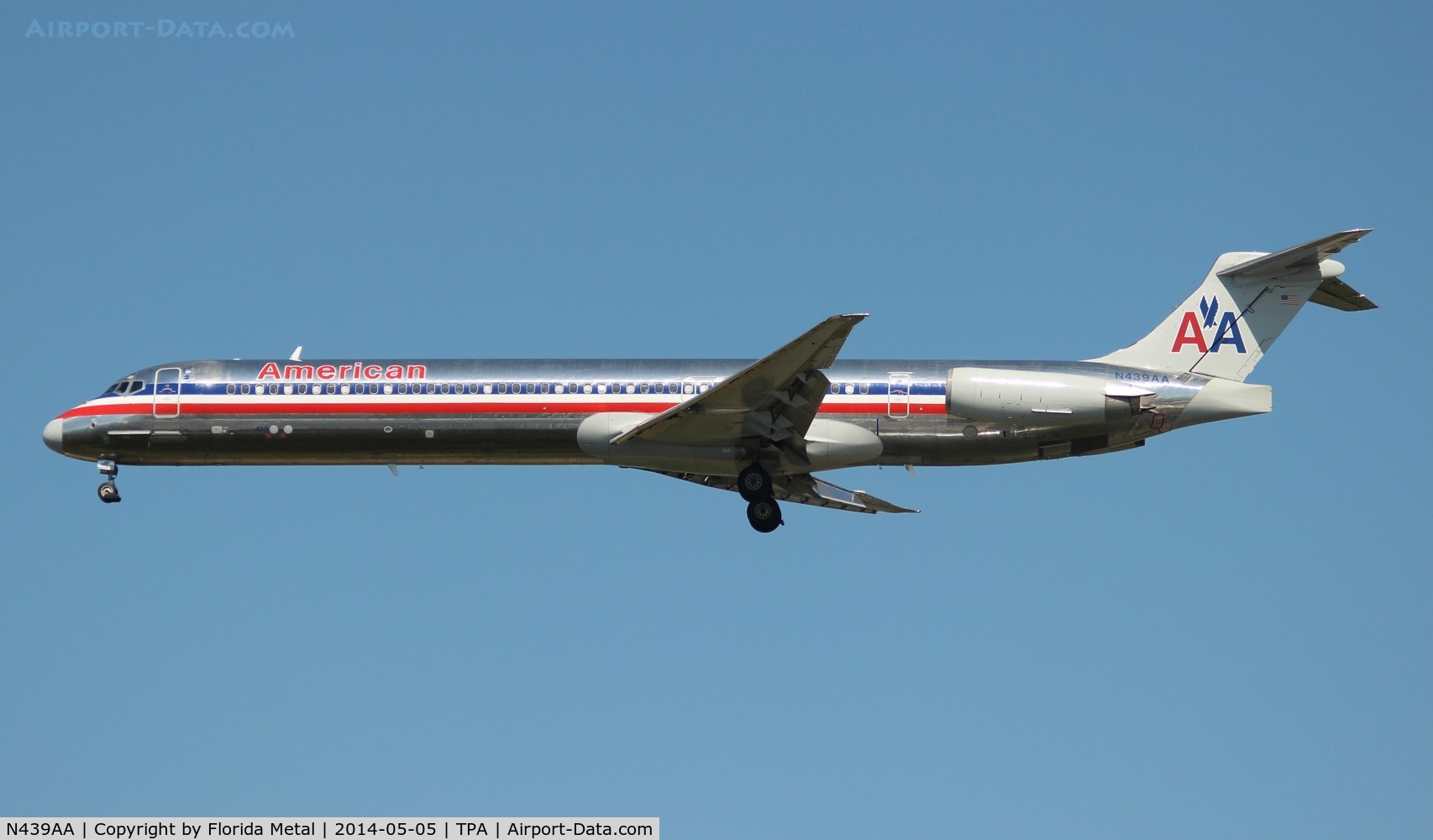 N439AA, 1987 McDonnell Douglas MD-83 (DC-9-83) C/N 49457, American
