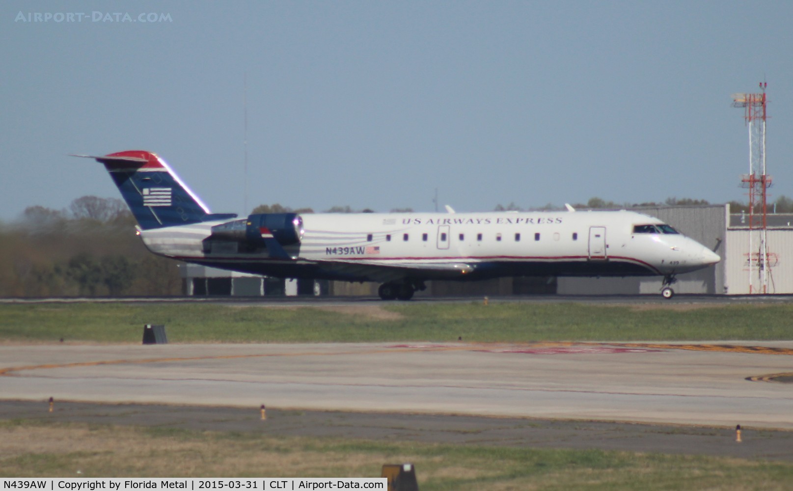 N439AW, 2003 Bombardier CRJ-200LR (CL-600-2B19) C/N 7753, USAirways