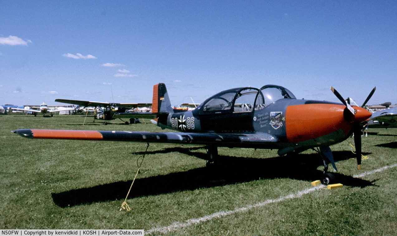 N50FW, 1959 Piaggio P-149D C/N 116, At Air Adventure 1993 Oshkosh.