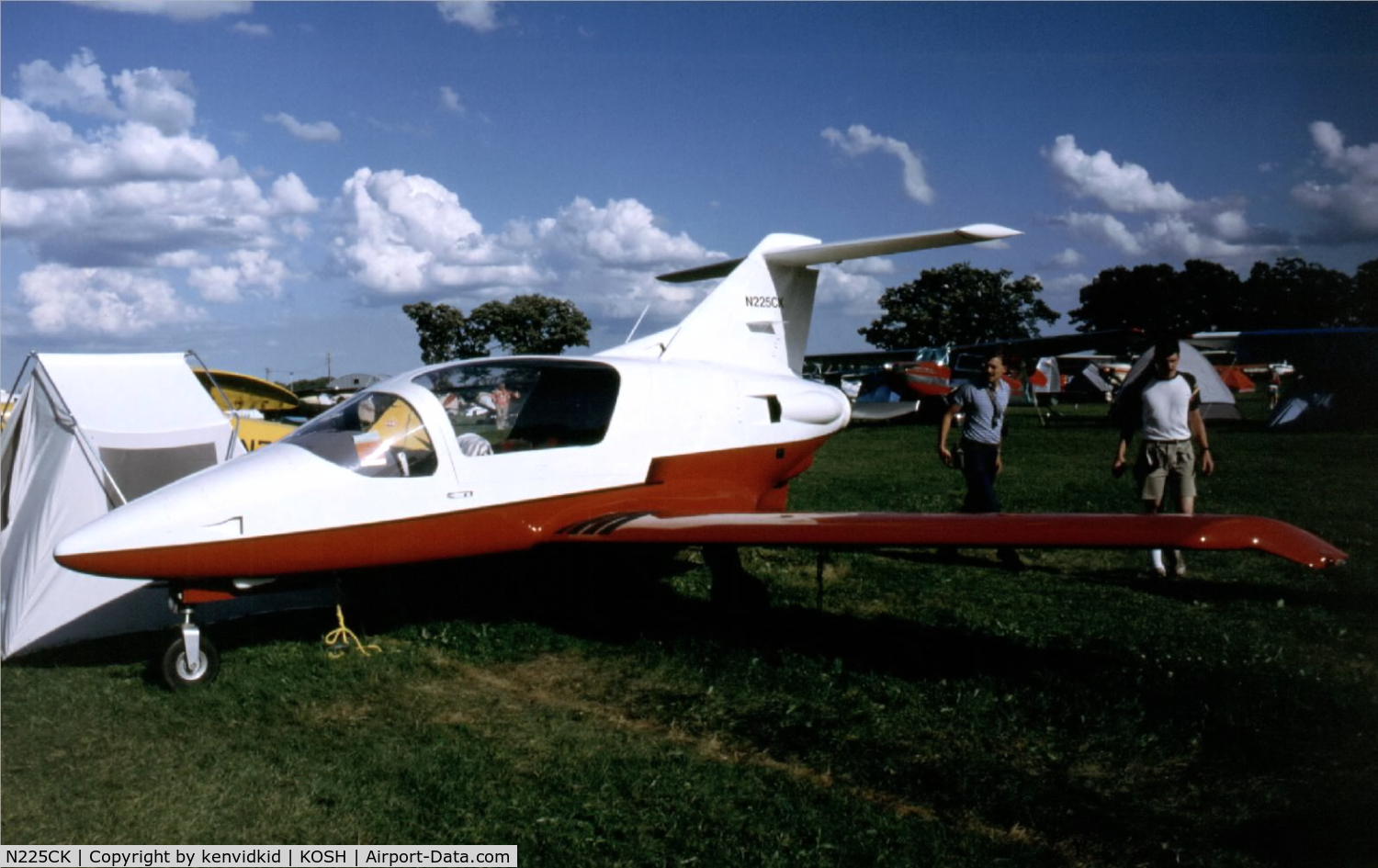 N225CK, Prescott Aeronautical Pusher C/N 003, At Air Adventure 1993 Oshkosh.