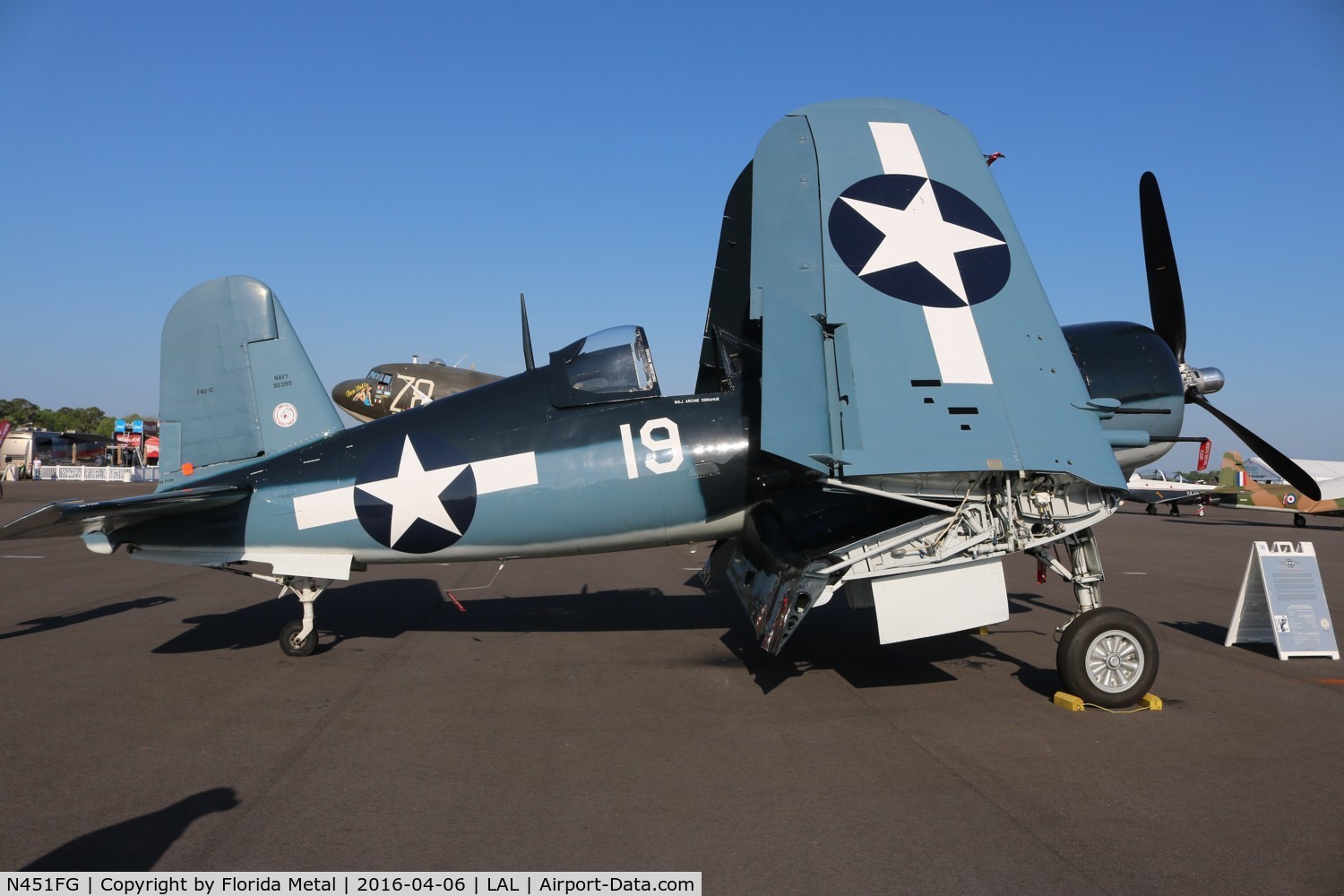 N451FG, 1945 Goodyear FG-1D Corsair C/N 3660, FG-1D