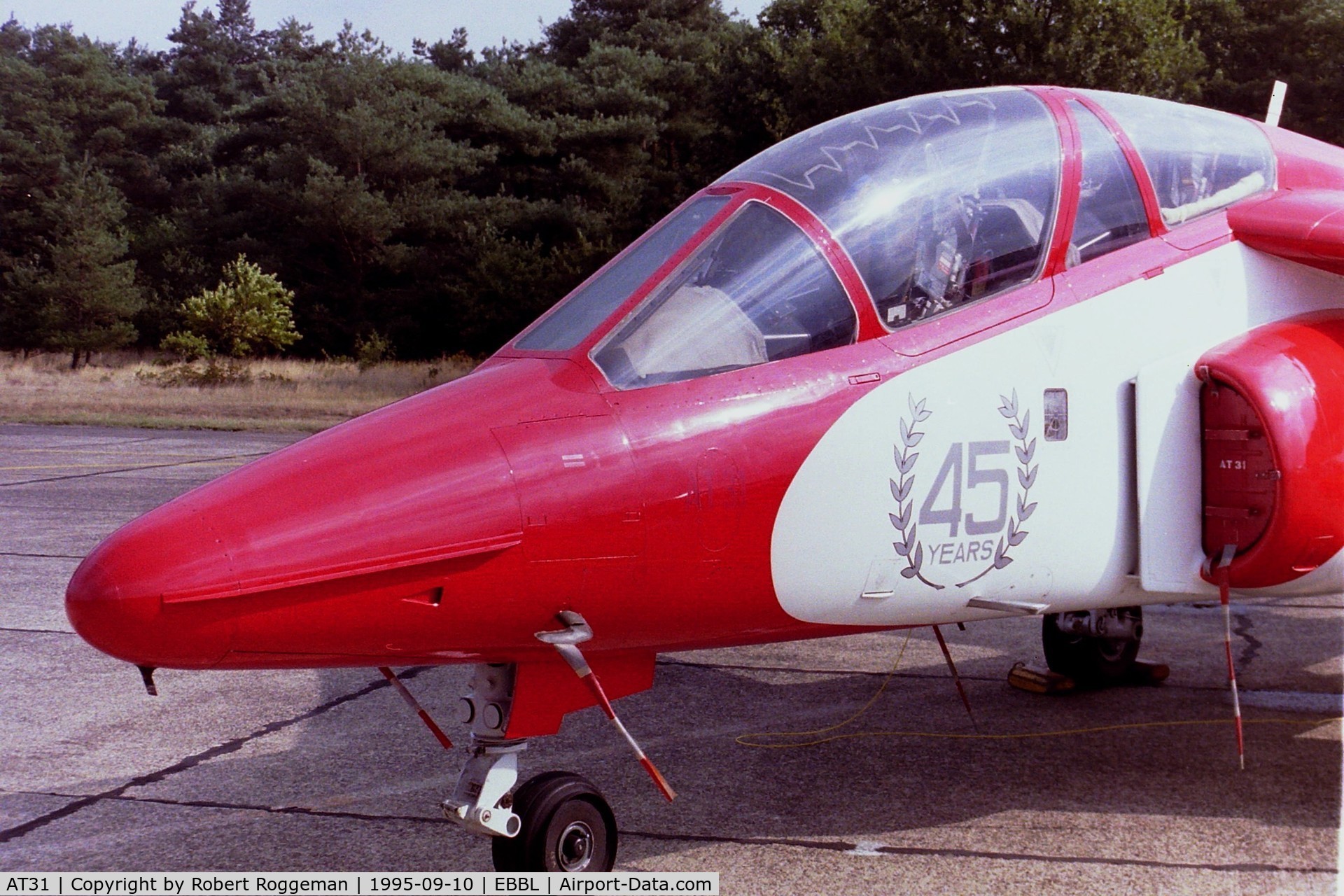 AT31, Dassault-Dornier Alpha Jet 1B C/N B31/1142, DEMO.45 YEARS.