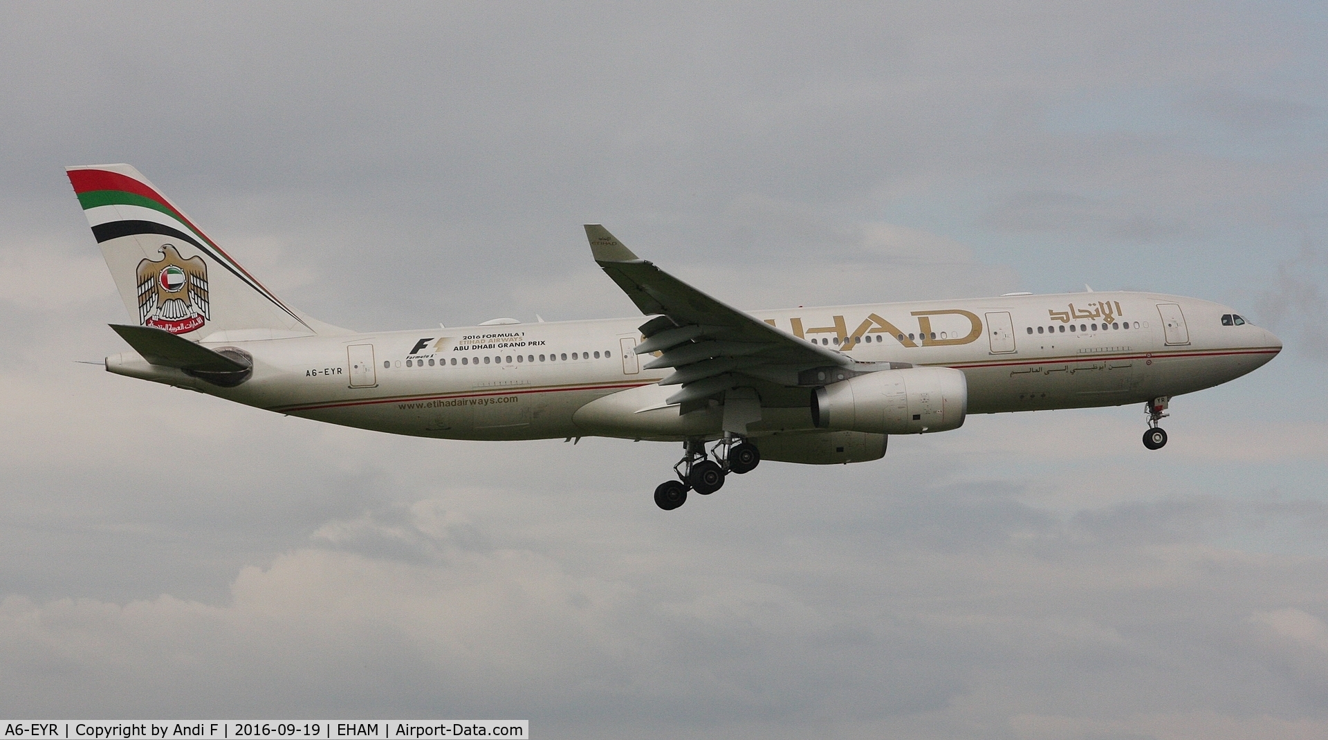 A6-EYR, 2008 Airbus A330-243 C/N 975, Etihad Airways Airbus A330-243