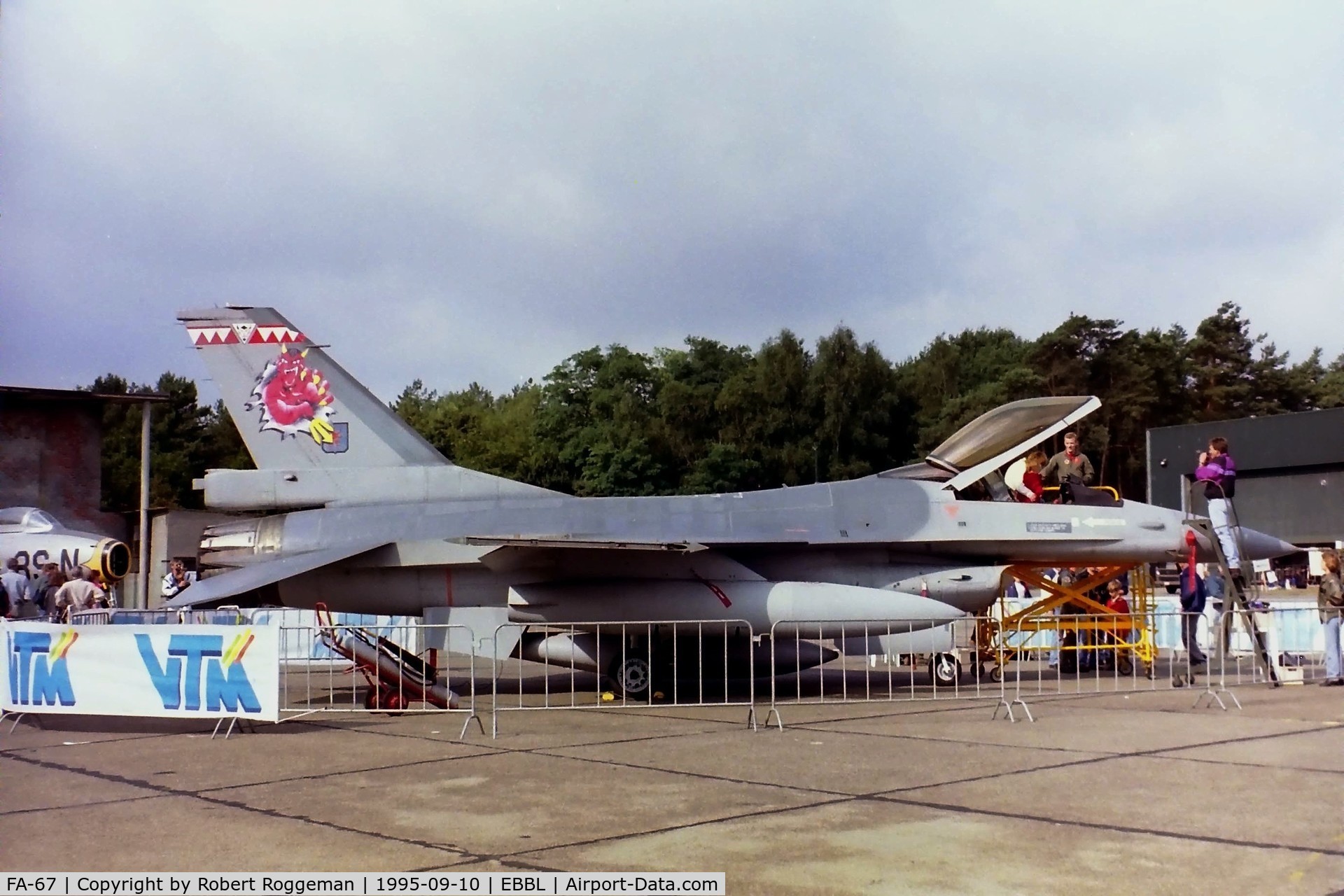 FA-67, 1980 SABCA F-16AM Fighting Falcon C/N 6H-67, F-16A.SPECIAL PAINT 23 SQN.