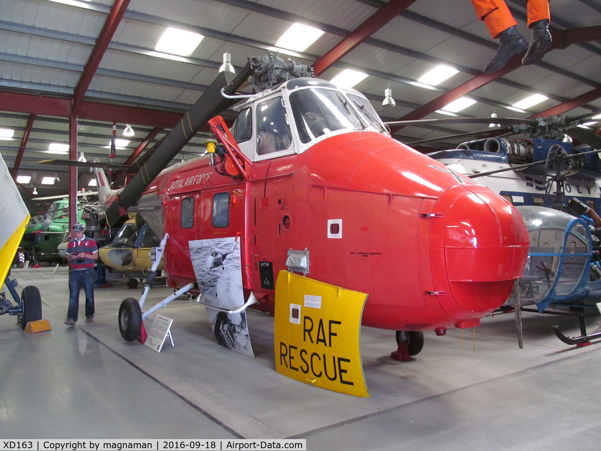 XD163, 1954 Westland Whirlwind HAR.10 C/N WA20, at home at WSM museum