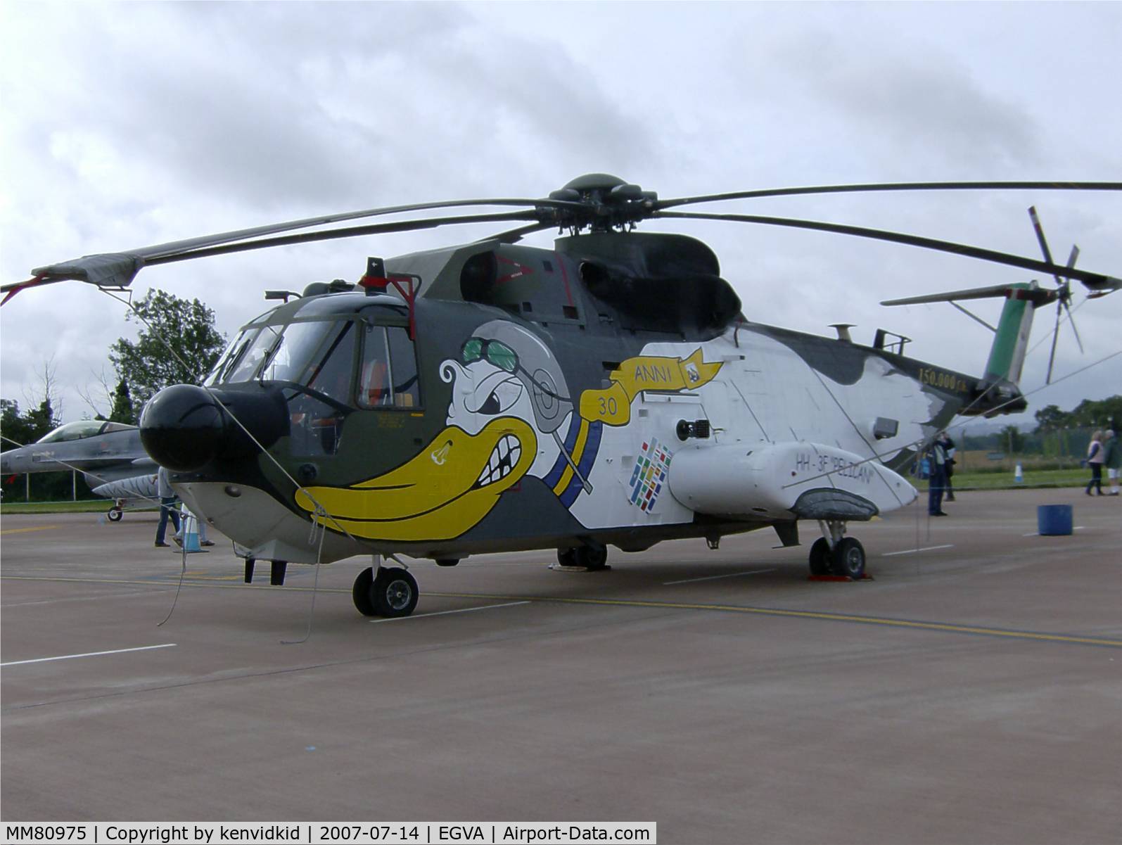 MM80975, Agusta HH-3F Pelican C/N 6202, On static display at 2007 RIAT.