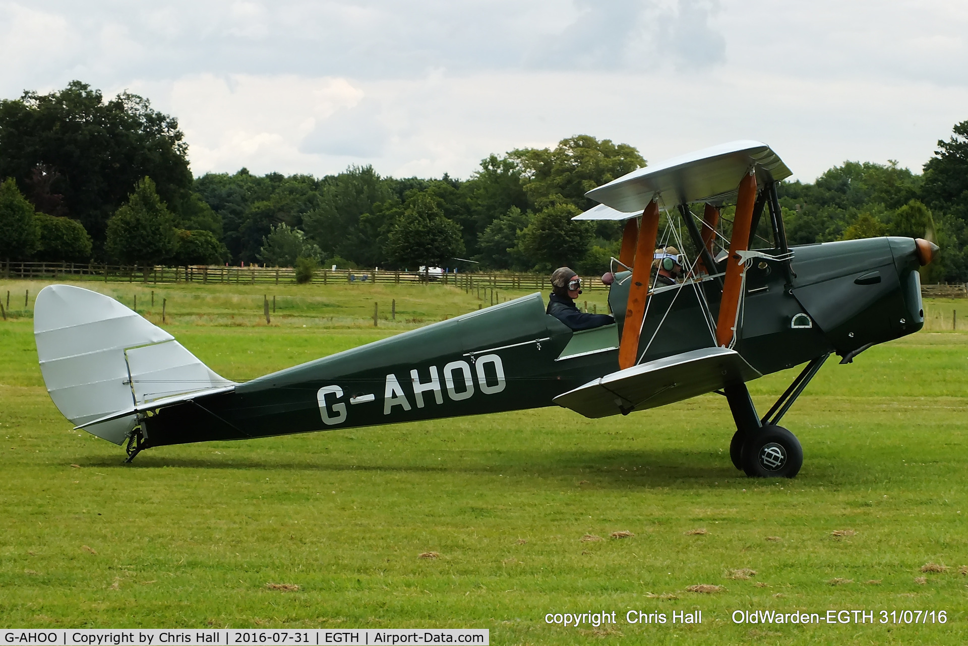 G-AHOO, 1943 De Havilland DH-82A Tiger Moth II C/N 86149, 