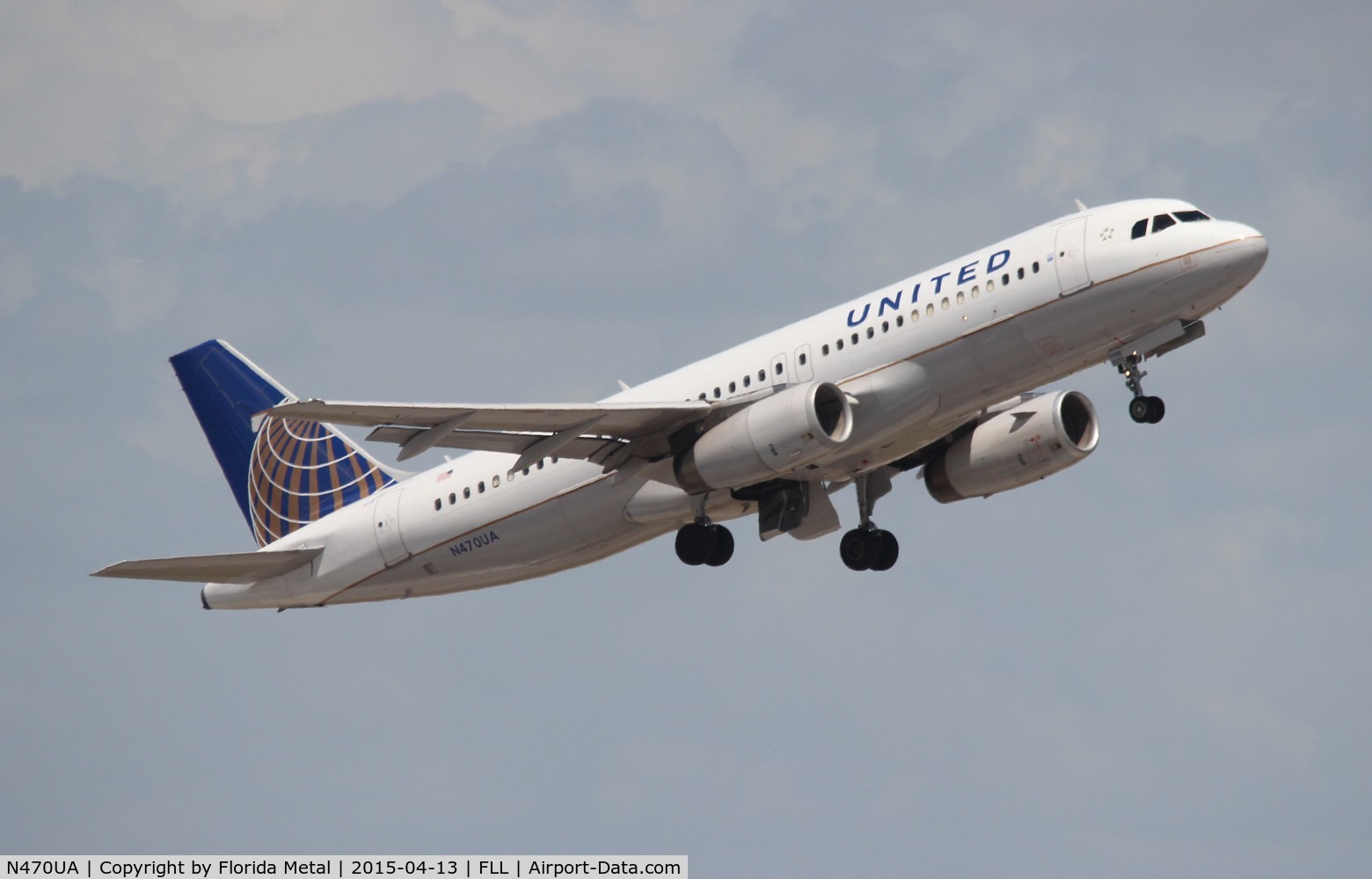 N470UA, 2001 Airbus A320-232 C/N 1427, United