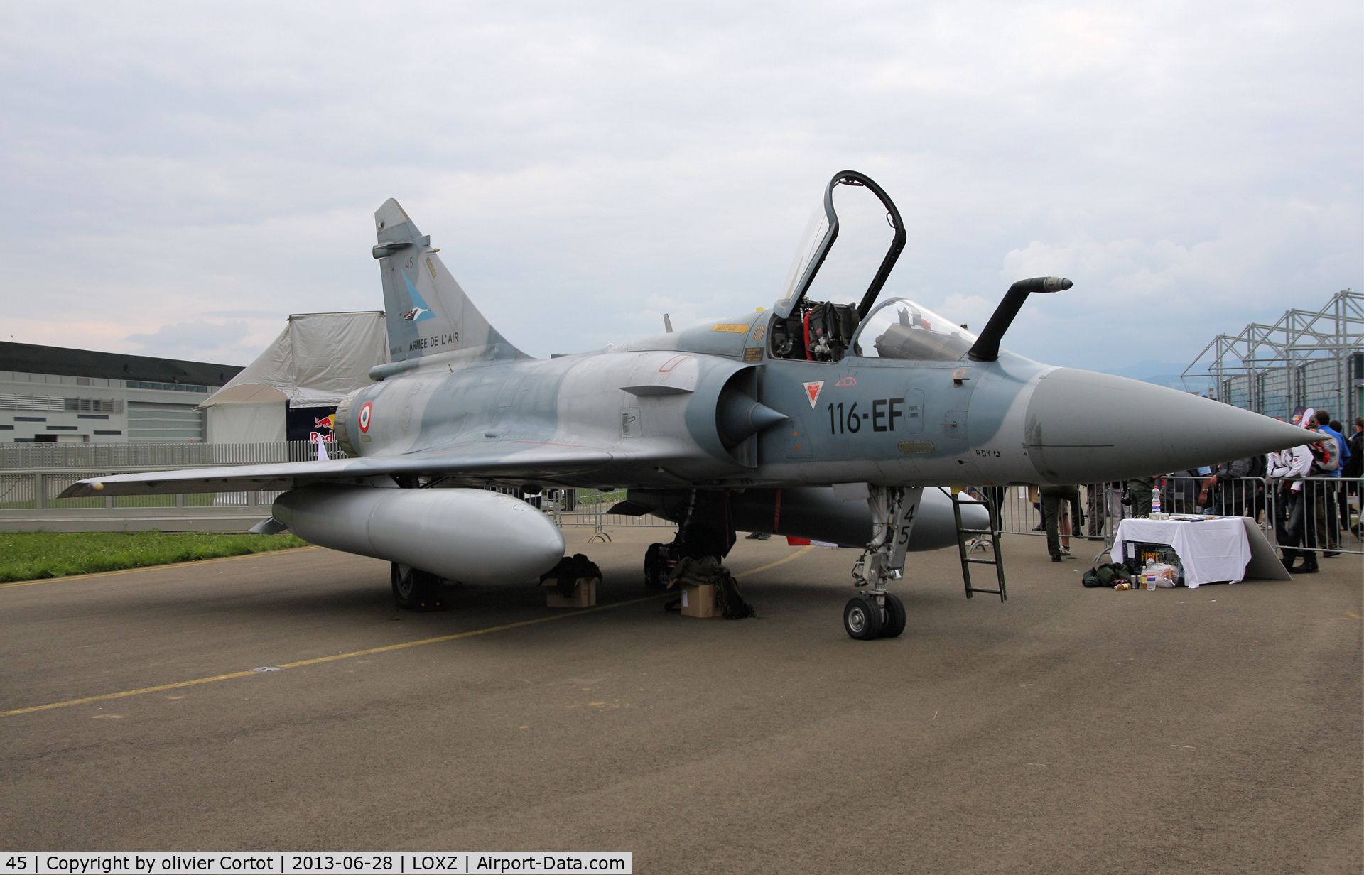45, Dassault Mirage 2000-5F C/N 211, Airpower 13 static display