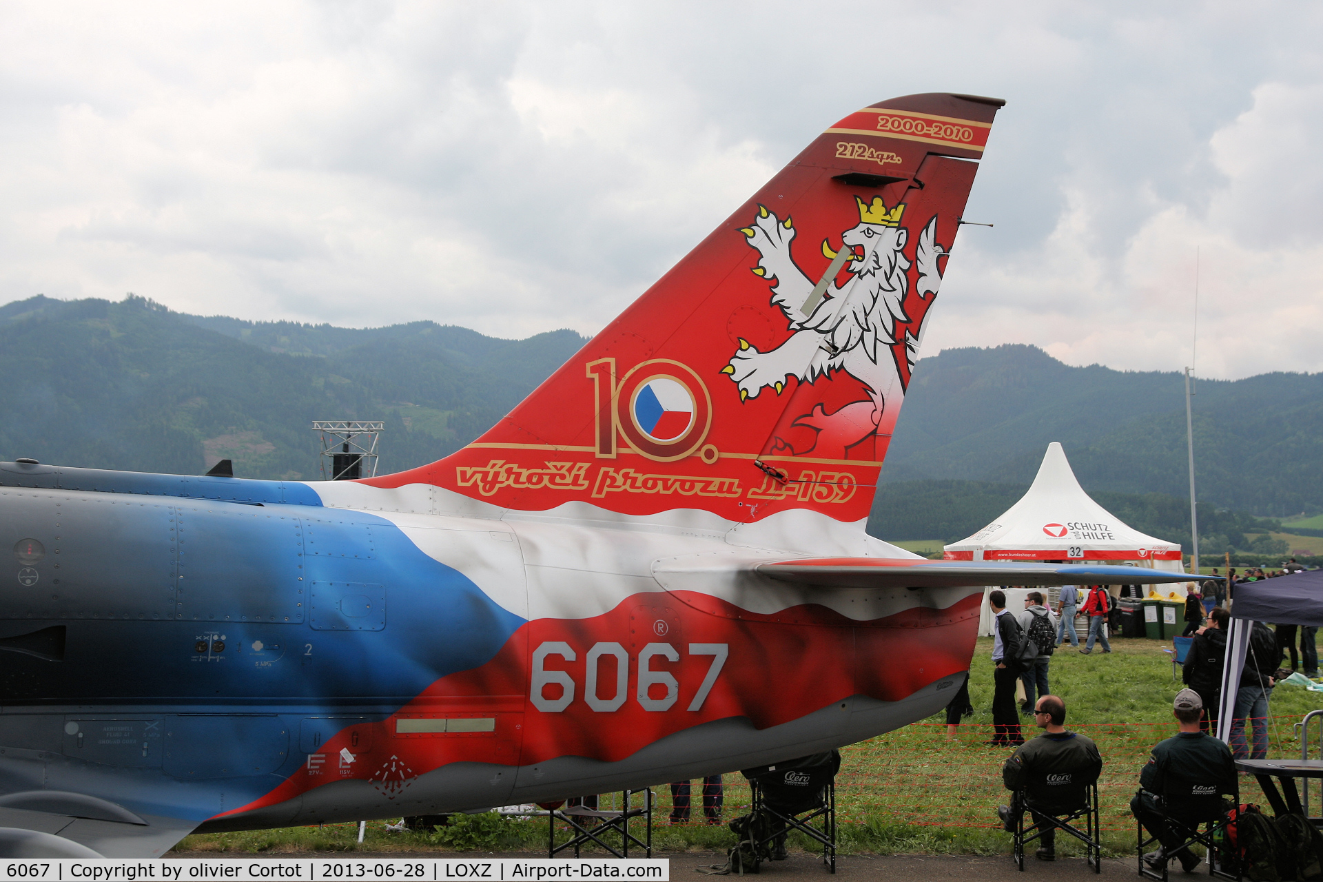 6067, Aero L-159 ALCA C/N 156067, tail art detail