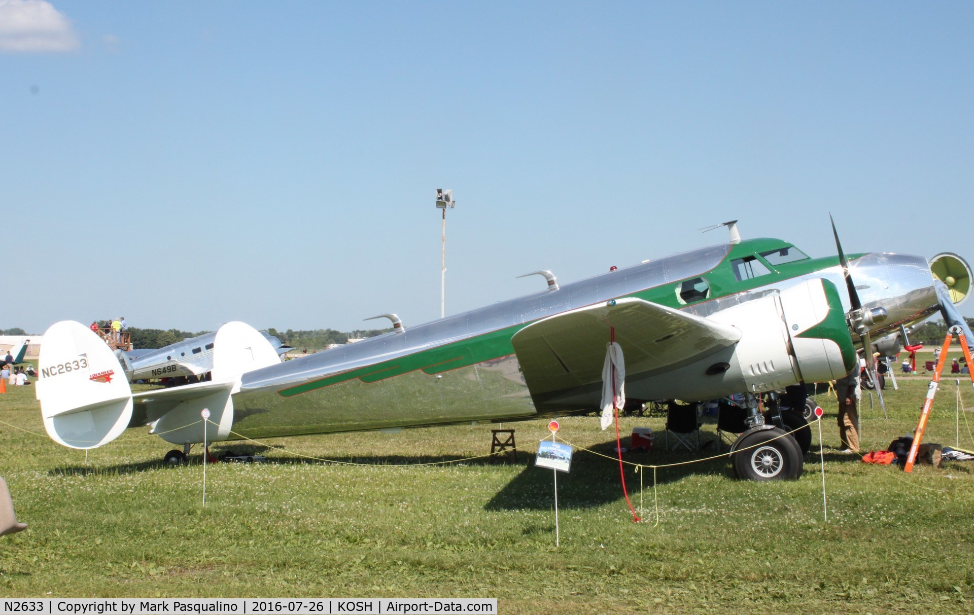 N2633, 1940 Lockheed 12A Electra Junior C/N 1281, Lockheed 12A
