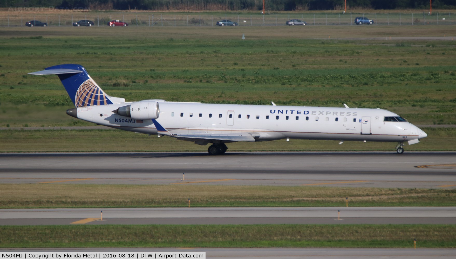 N504MJ, 2002 Bombardier CRJ-700 (CL-600-2C10) Regional Jet C/N 10066, United Express