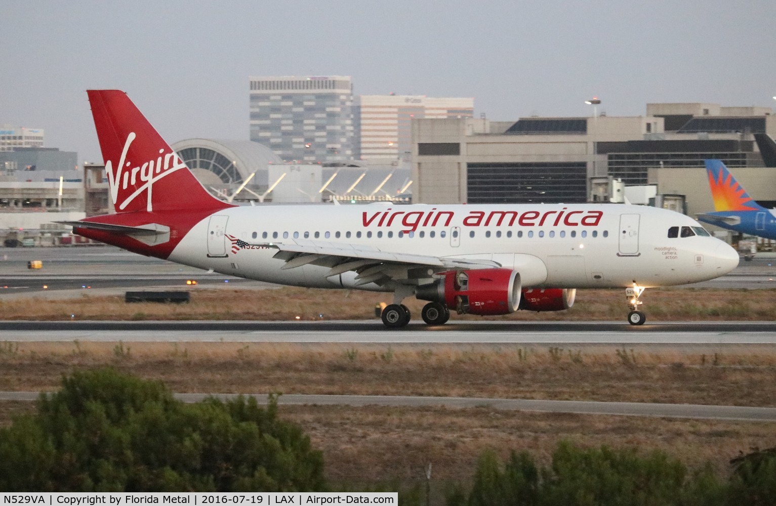 N529VA, 2008 Airbus A319-112 C/N 3684, Virgin America