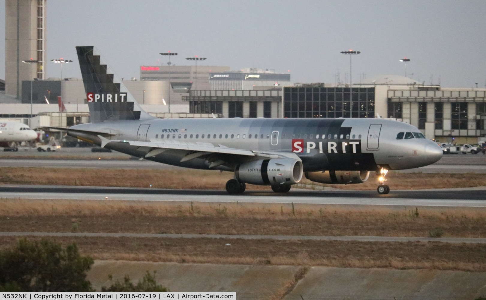 N532NK, 2007 Airbus A319-132 C/N 3165, Spirit