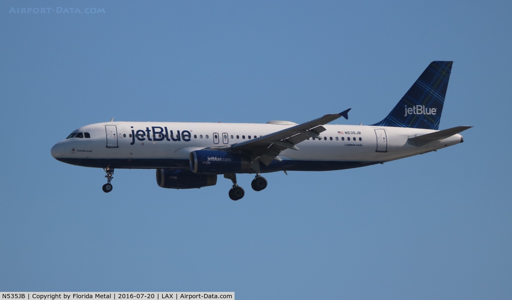 N535JB, 2002 Airbus A320-232 C/N 1739, Jet Blue