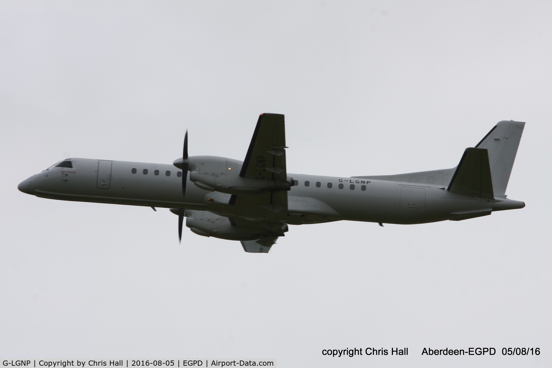 G-LGNP, 1995 Saab 2000 C/N 2000-018, Loganair