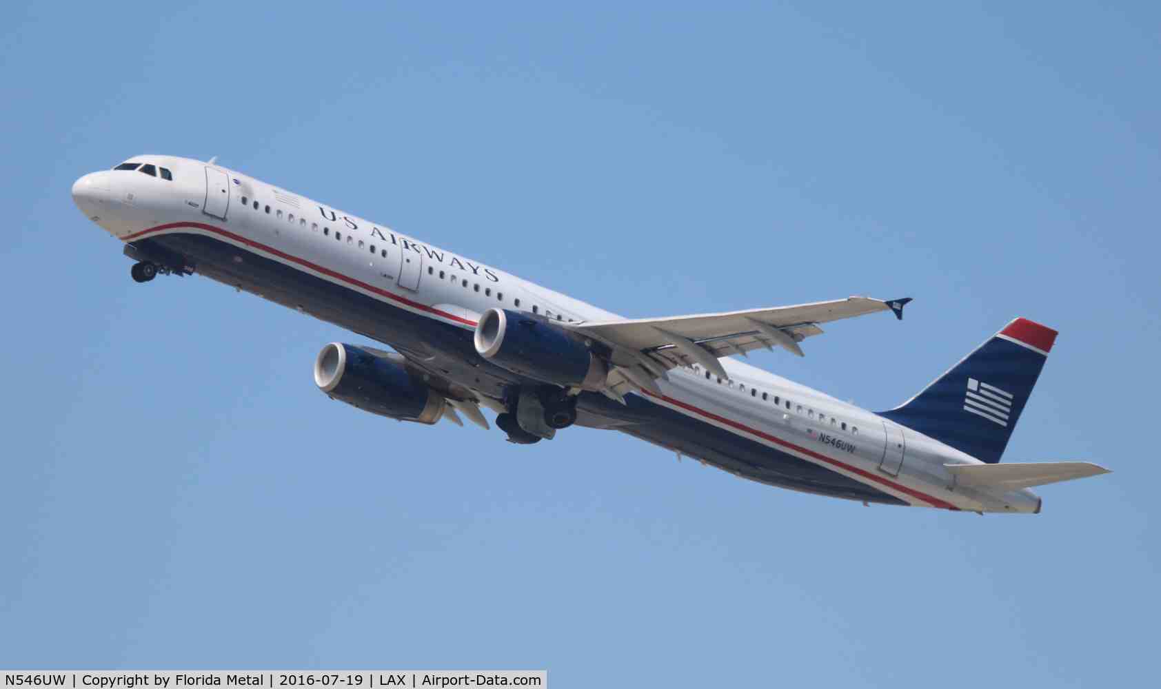 N546UW, 2011 Airbus A321-231 C/N 4885, USAirways