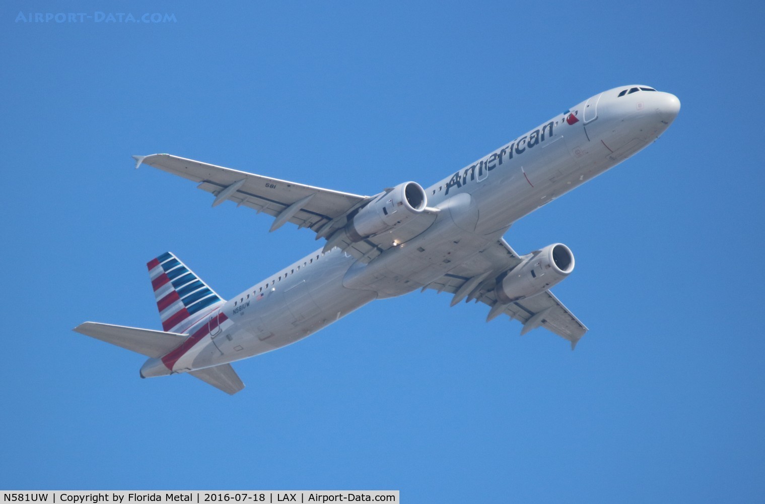 N581UW, 2014 Airbus A321-231 C/N 6152, American