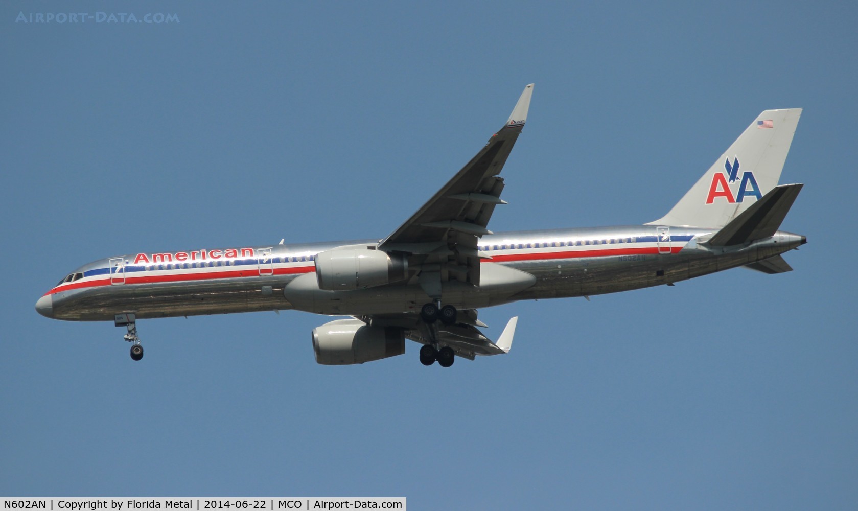 N602AN, 1995 Boeing 757-223 C/N 27053, American