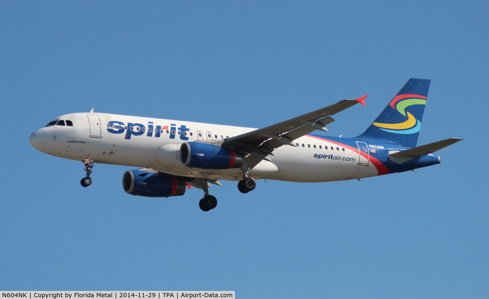 N604NK, 2010 Airbus A320-232 C/N 4431, Spirit