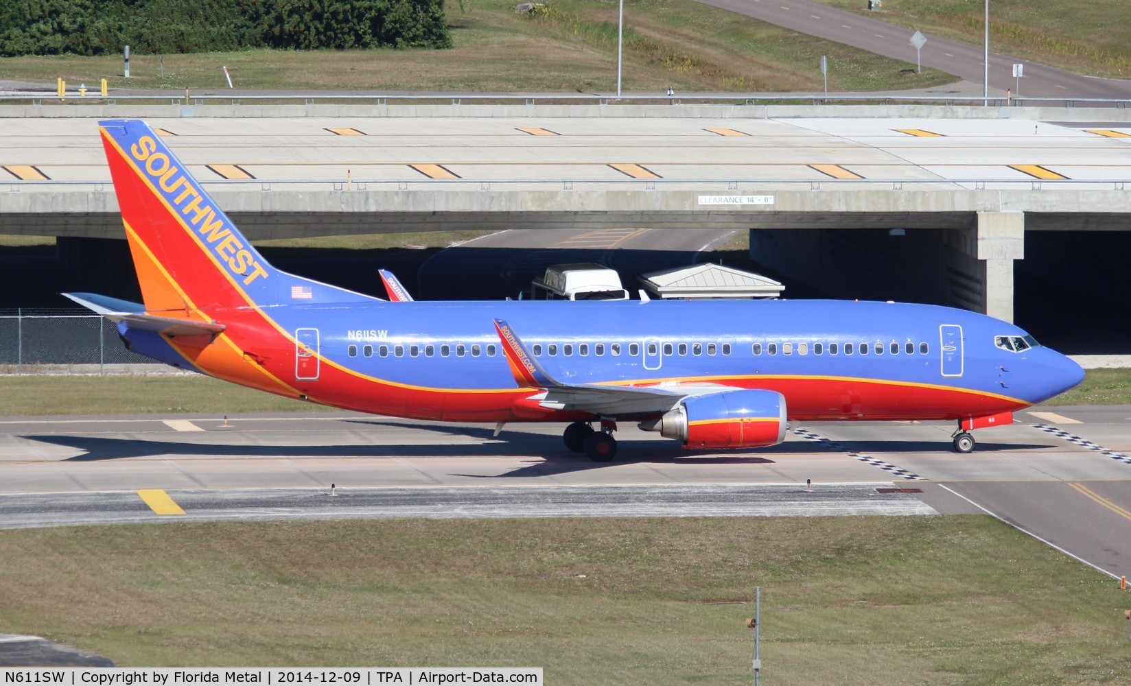N611SW, 1995 Boeing 737-3H4 C/N 27697, Southwest