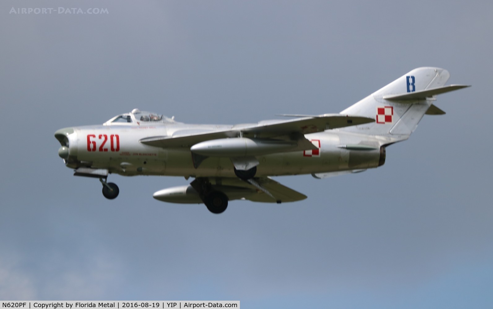 N620PF, 1960 PZL-Mielec Lim-5 (MiG-17F) C/N 1D0620, Mig-17