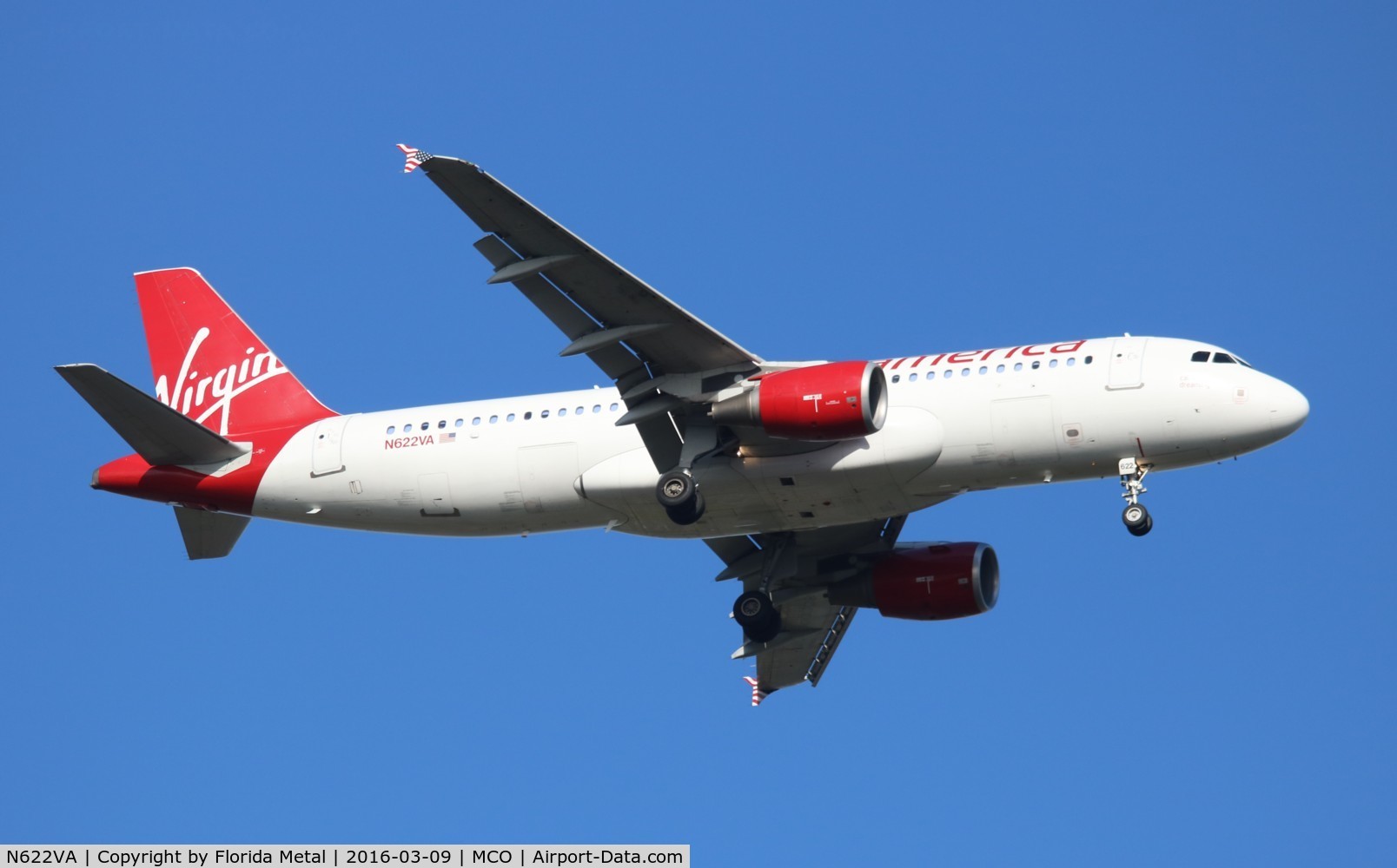 N622VA, 2006 Airbus A320-214 C/N 2674, Virgin America