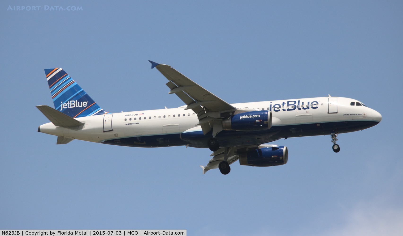 N623JB, 2005 Airbus A320-232 C/N 2504, Jet Blue
