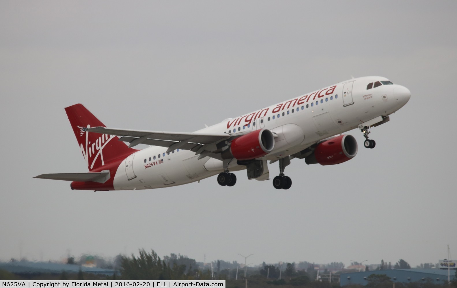 N625VA, 2006 Airbus A320-214 C/N 2800, Virgin America