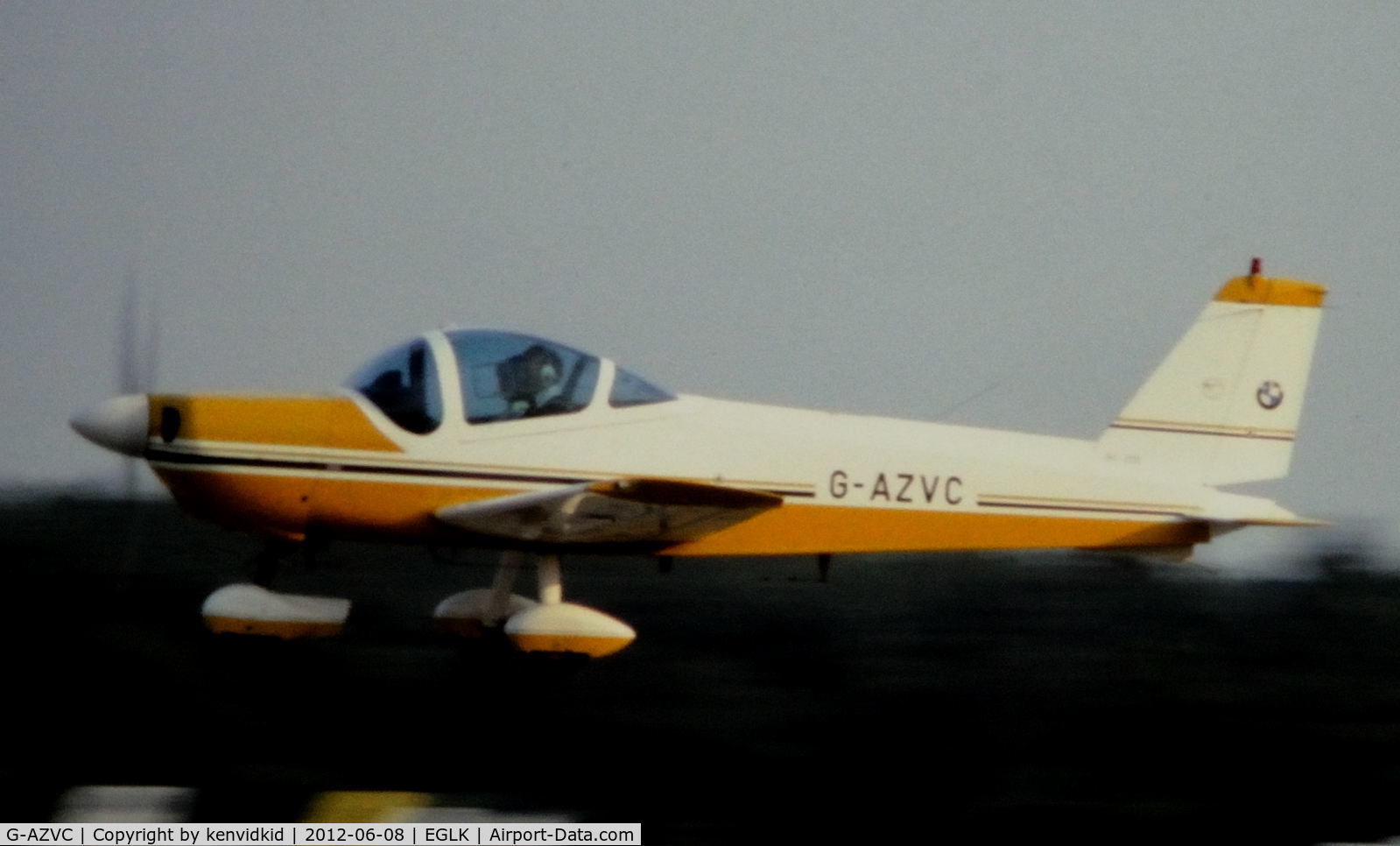 G-AZVC, 1972 Bolkow Bo-209 Monsun C/N 188, At Blackbushe.