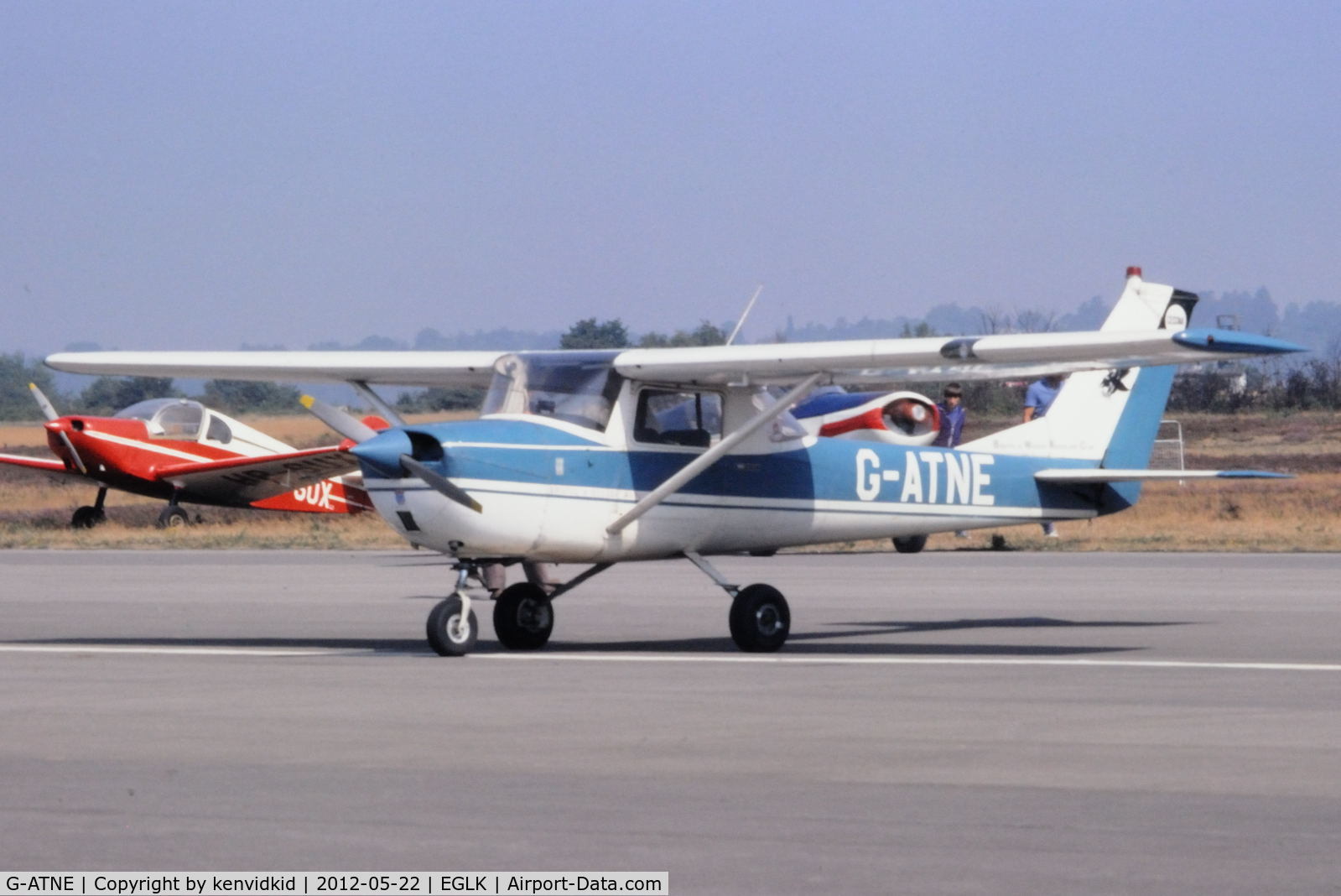 G-ATNE, 1966 Reims F150F C/N 0042, At Blackbushe.
