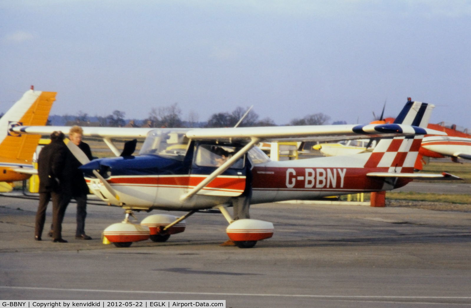 G-BBNY, 1973 Reims FRA150L Aerobat C/N 0223, At Blackbushe.
