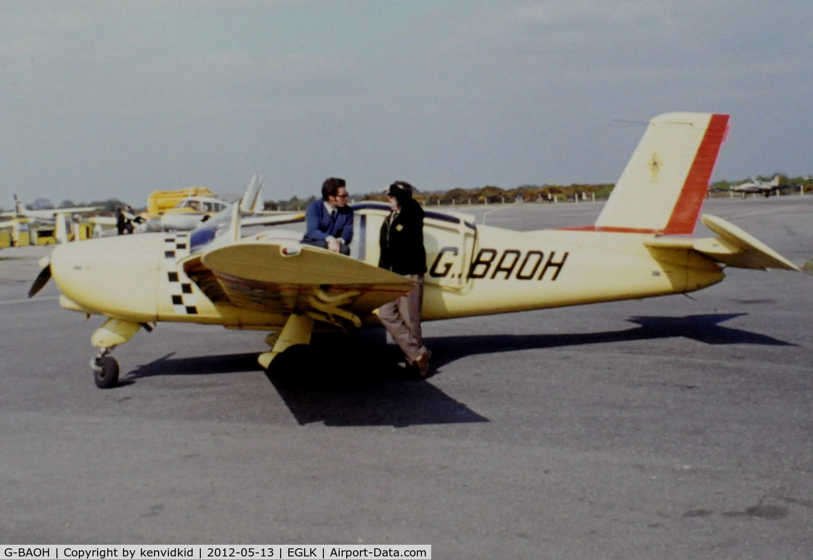 G-BAOH, 1973 Socata MS-880B Rallye Club C/N 2250, At Blackbushe.