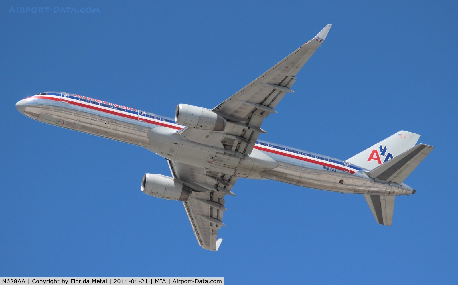 N628AA, 1990 Boeing 757-223 C/N 24586, American