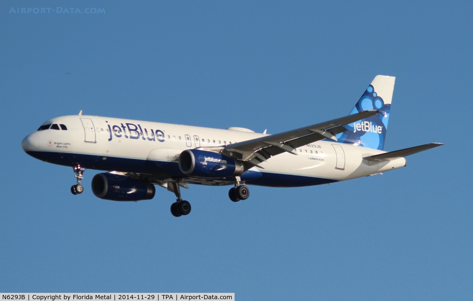 N629JB, 2005 Airbus A320-232 C/N 2580, Jet Blue