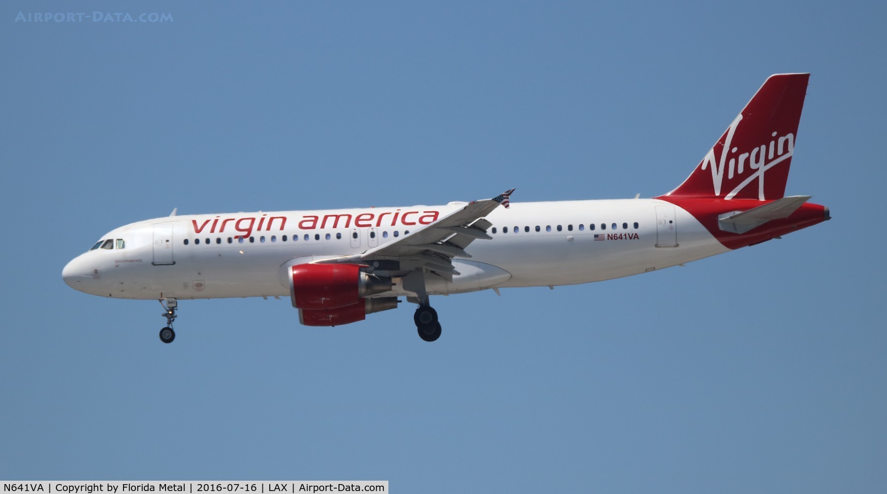 N641VA, 2008 Airbus A320-214 C/N 3656, Virgin America