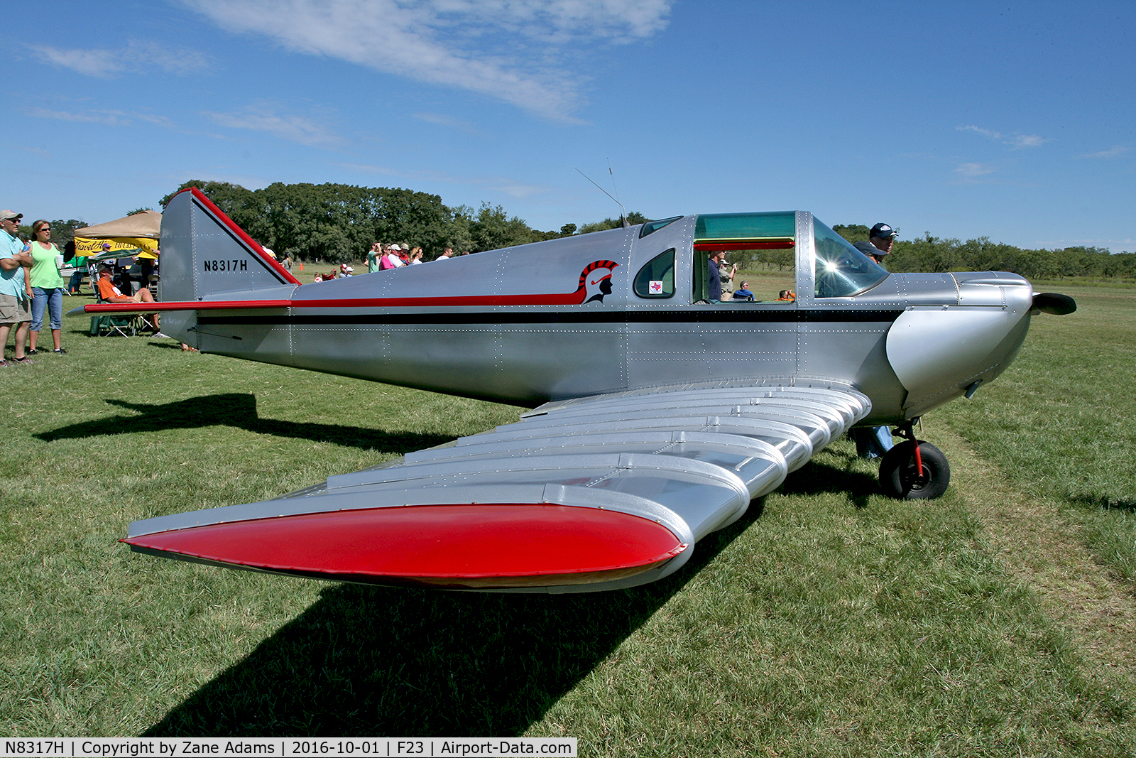 N8317H, 1948 Emigh Trojan A-2 C/N 20, At the 2016 Ranger Fly-in