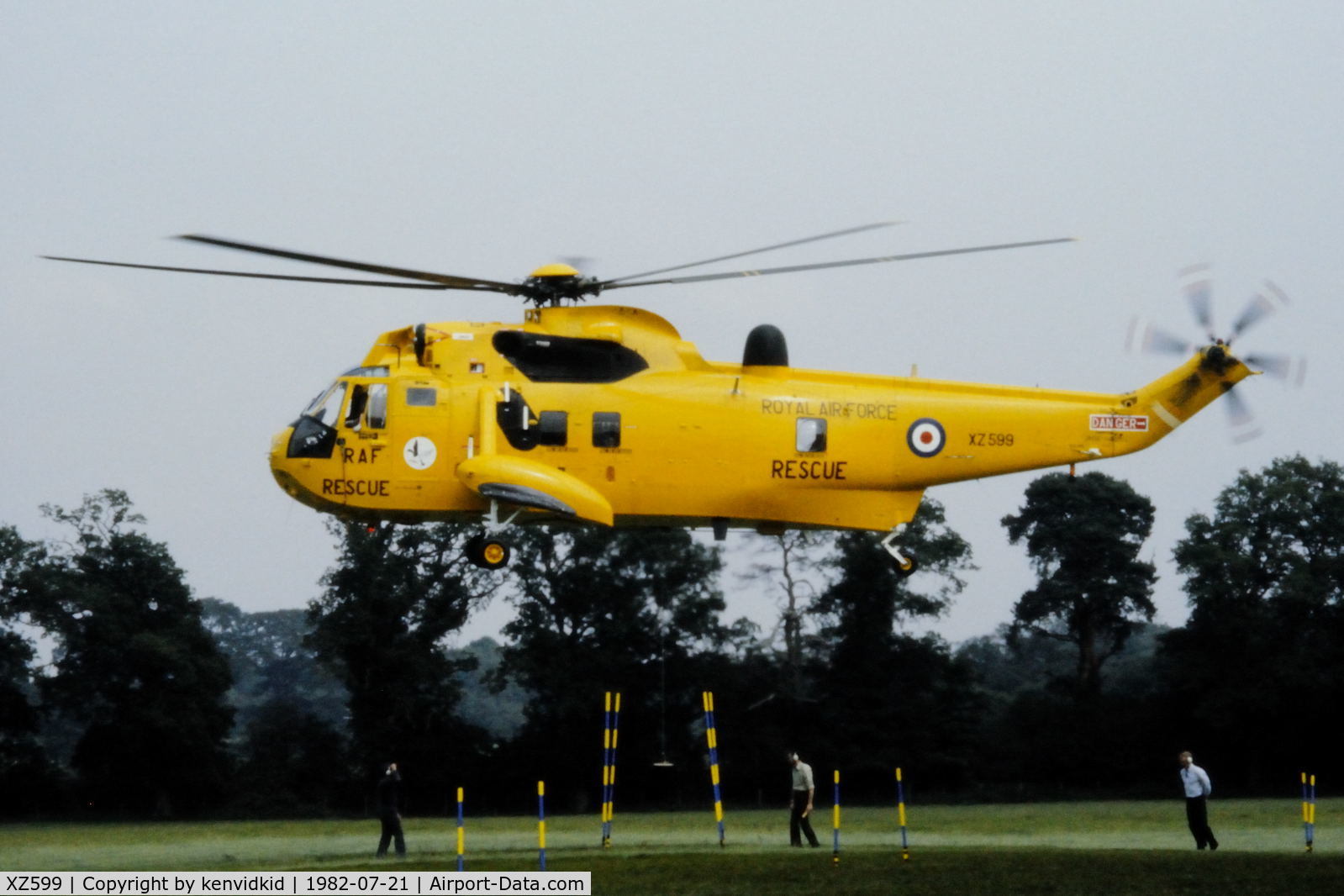 XZ599, 1978 Westland Sea King HAR.3 C/N WA865, At the World Helicopter Championships Broadlands, Romsey, Hampshire, UK.