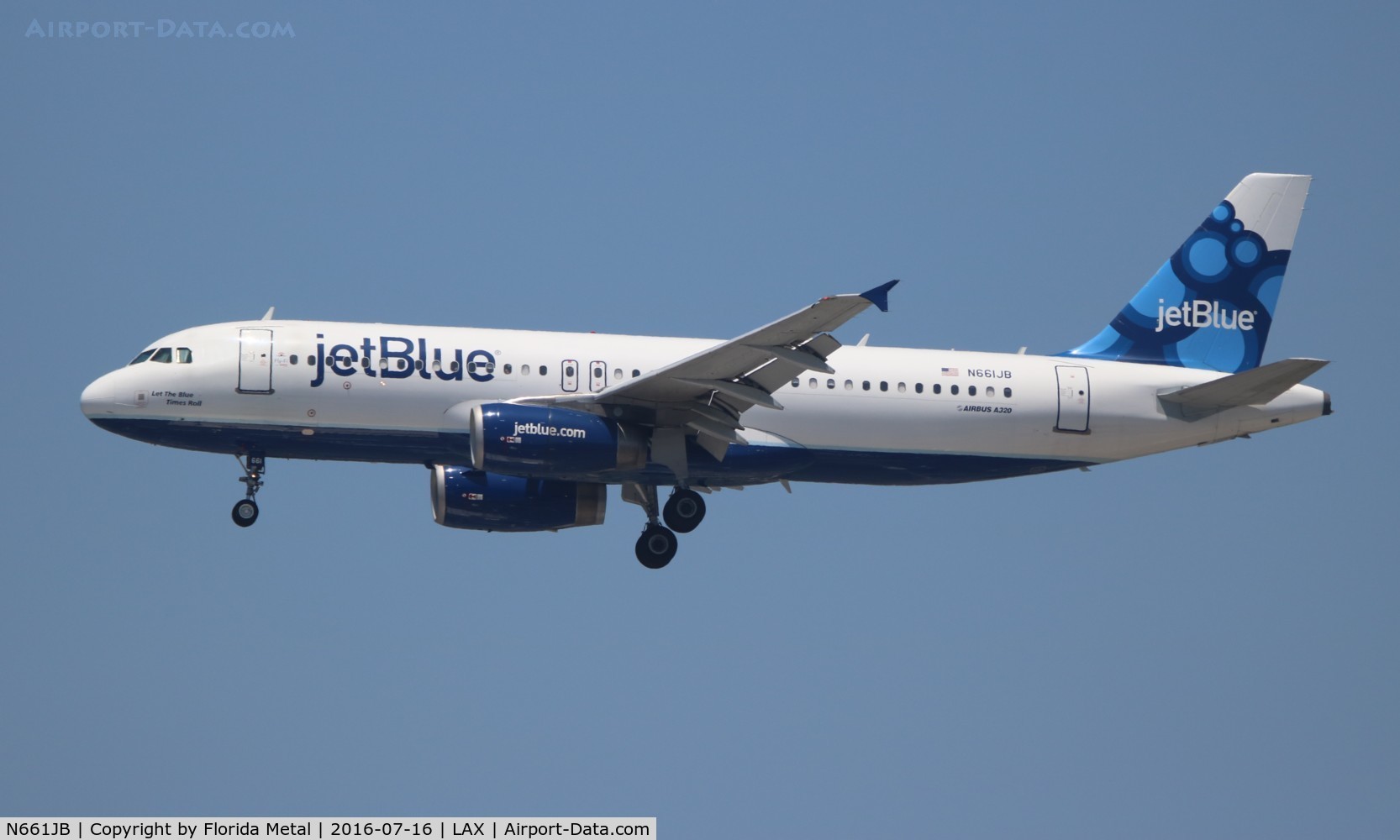 N661JB, 2007 Airbus A320-232 C/N 3228, Jet Blue