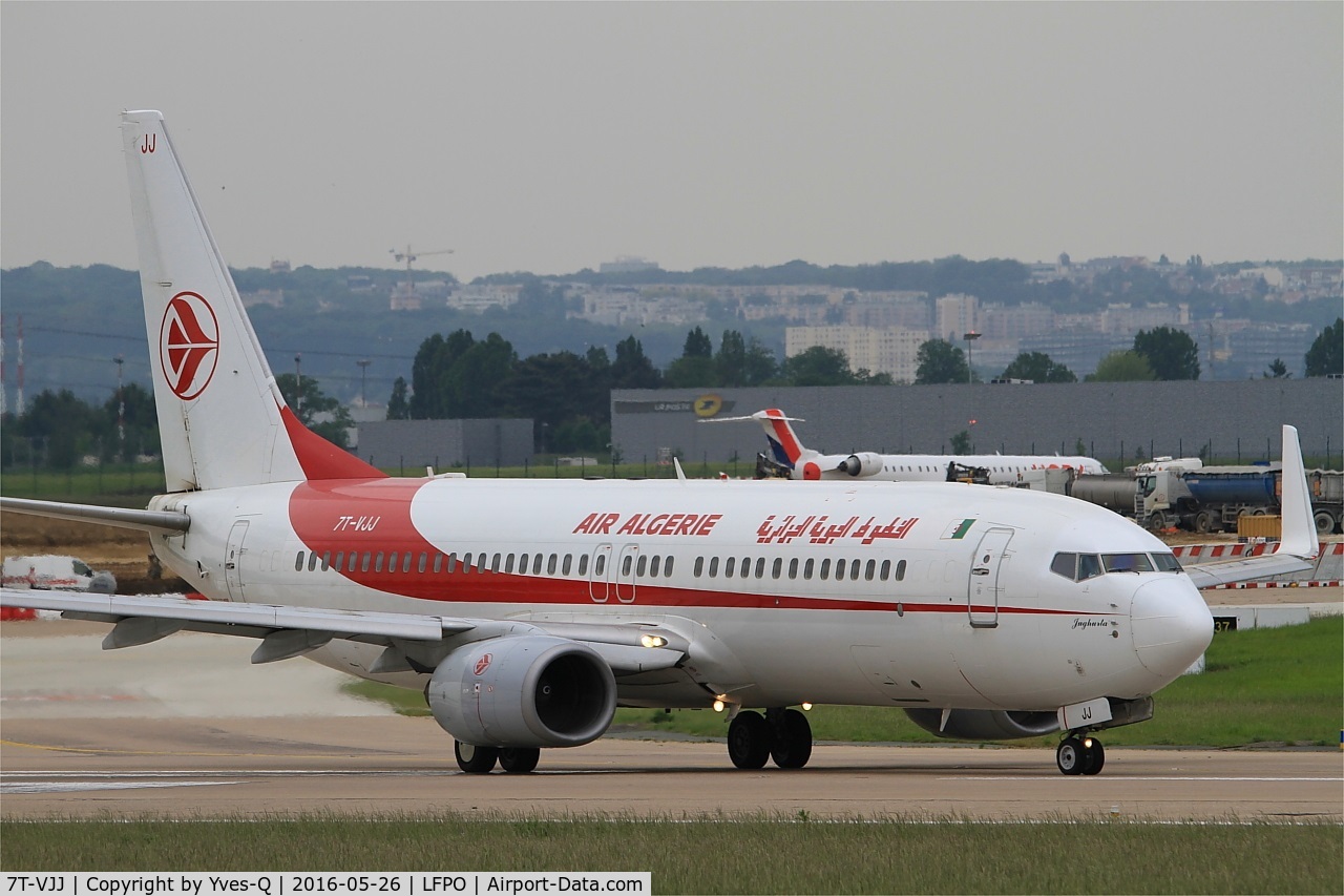 7T-VJJ, 2000 Boeing 737-8D6 C/N 30202, Boeing 737-8D6, Ready to take off Rwy 08, Paris-Orly Airport (LFPO-ORY)