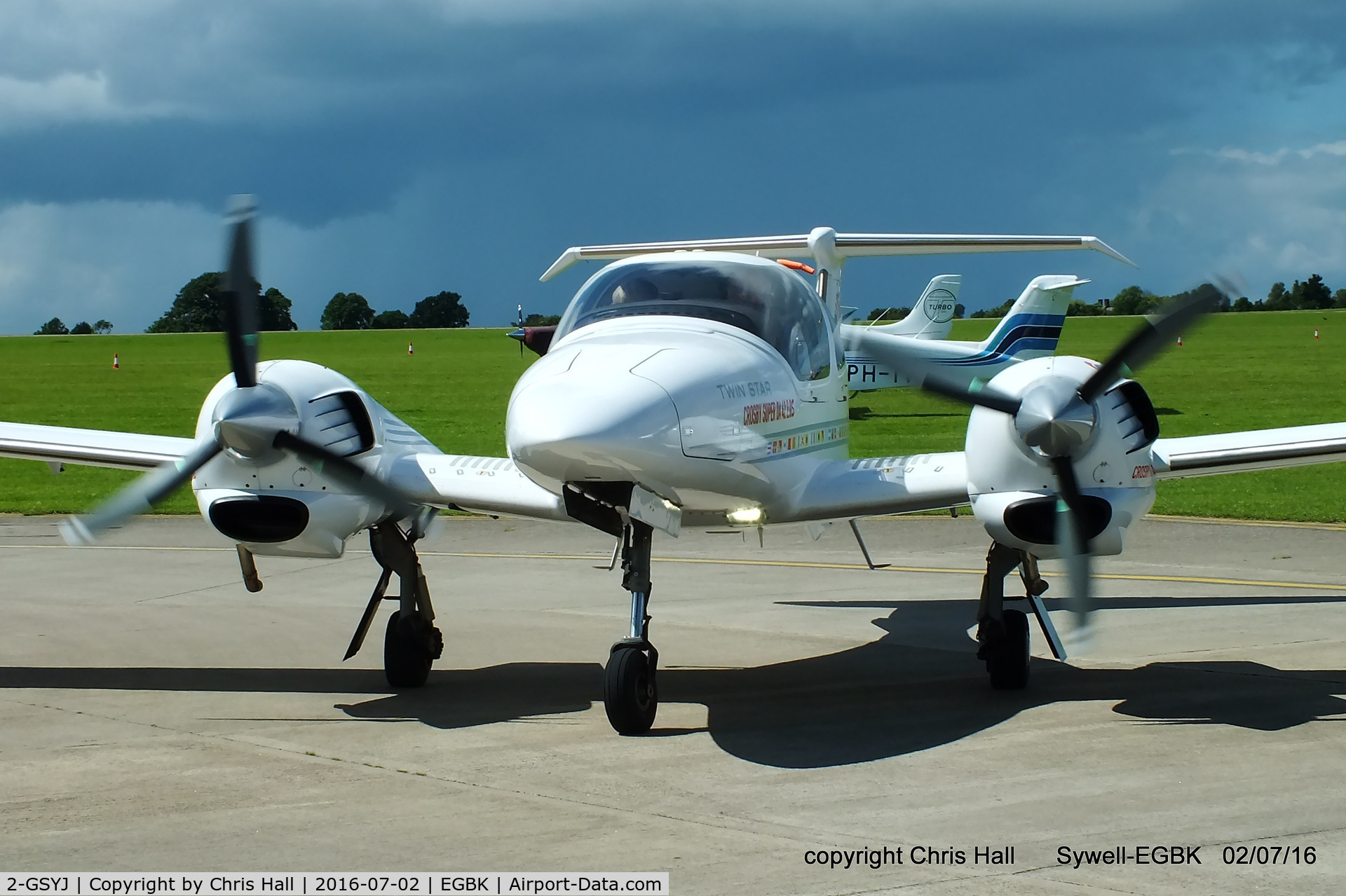 2-GSYJ, 2006 Diamond DA-42 Twin Star C/N 42.135, at Aeroexpo 2016