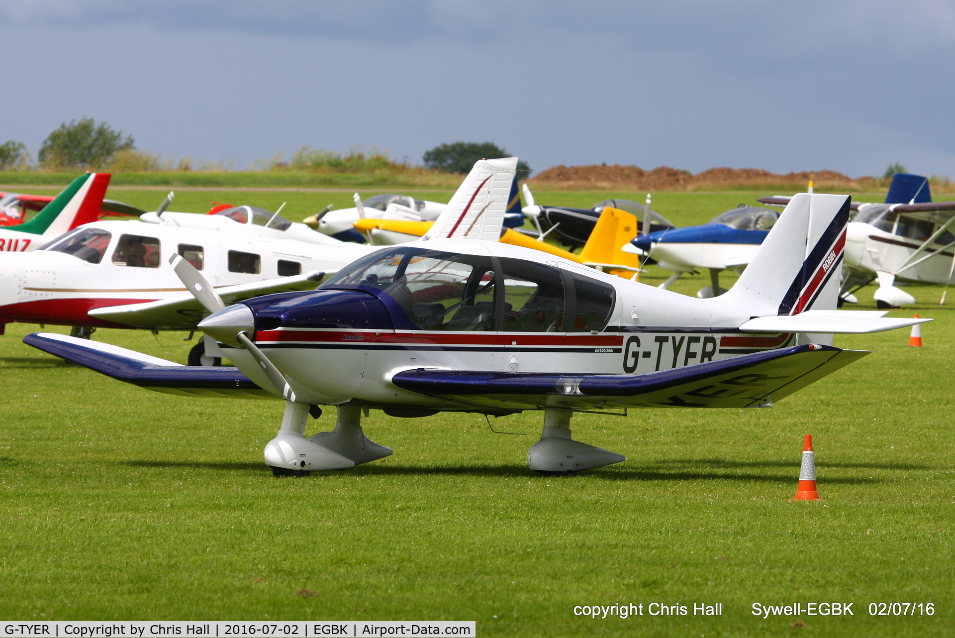 G-TYER, 2000 Robin DR-400-500 President C/N 21, at Aeroexpo 2016