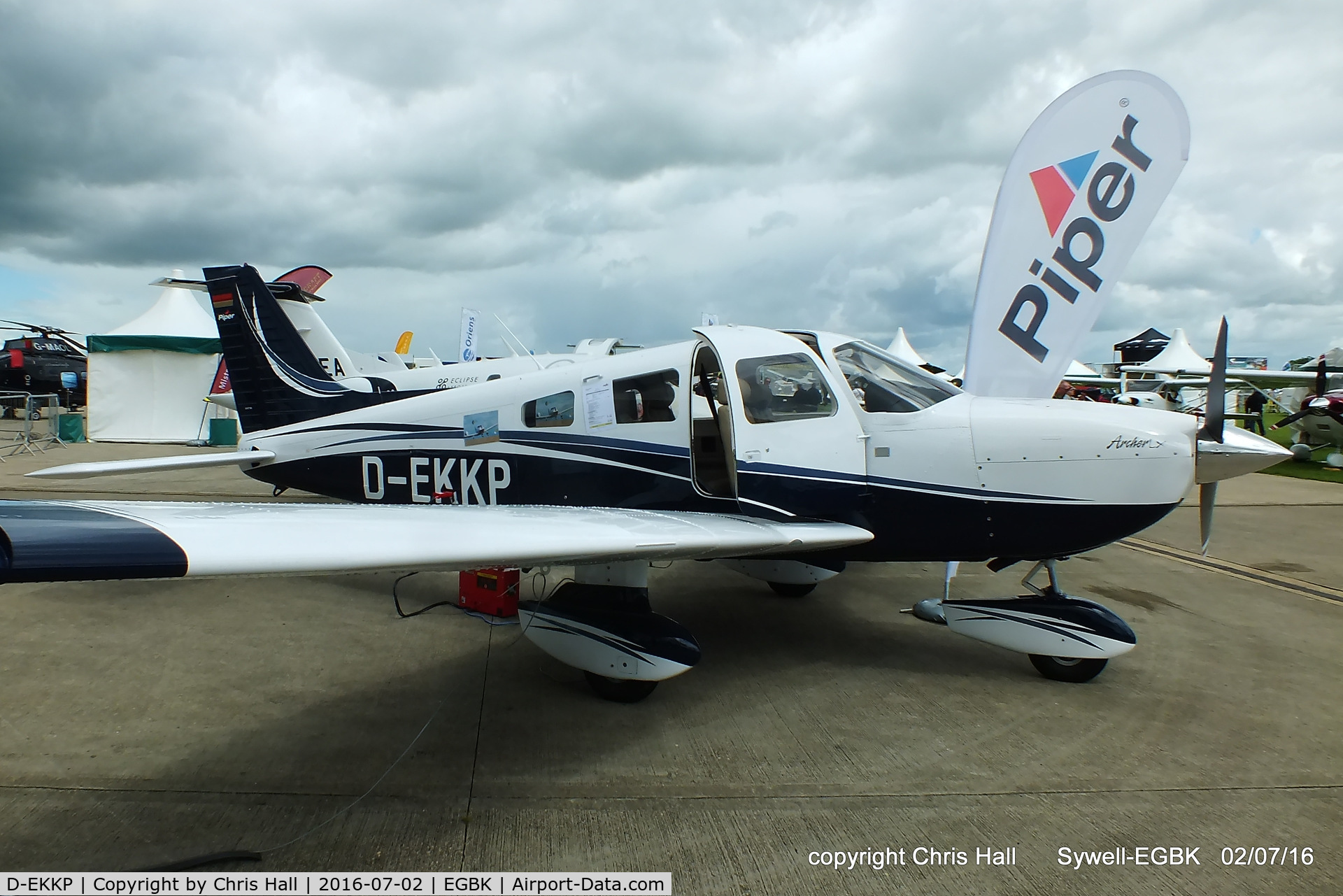 D-EKKP, 2015 Piper PA-28-181 Archer III LX C/N 28-43816, at Aeroexpo 2016