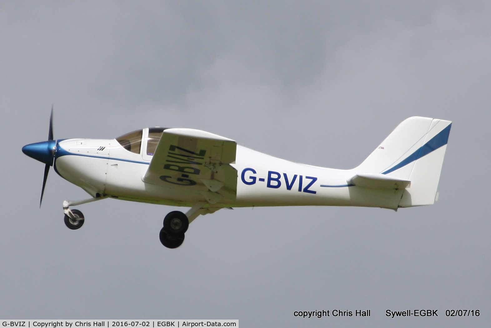 G-BVIZ, 1996 Europa Tri-Gear C/N PFA 247-12601, at Aeroexpo 2016
