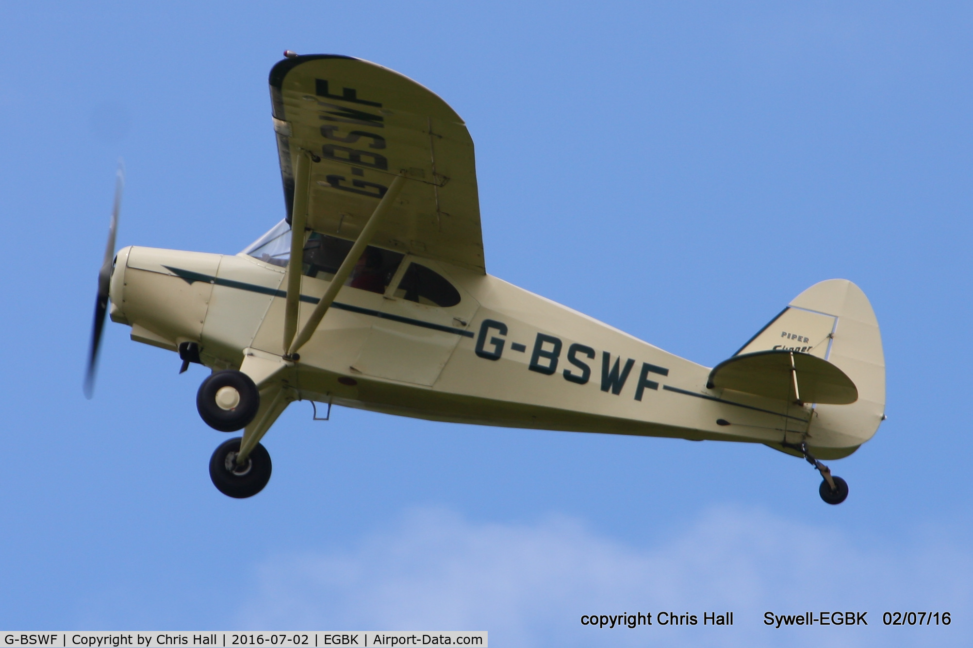 G-BSWF, 1949 Piper PA-16 Clipper C/N 16-475, at Aeroexpo 2016