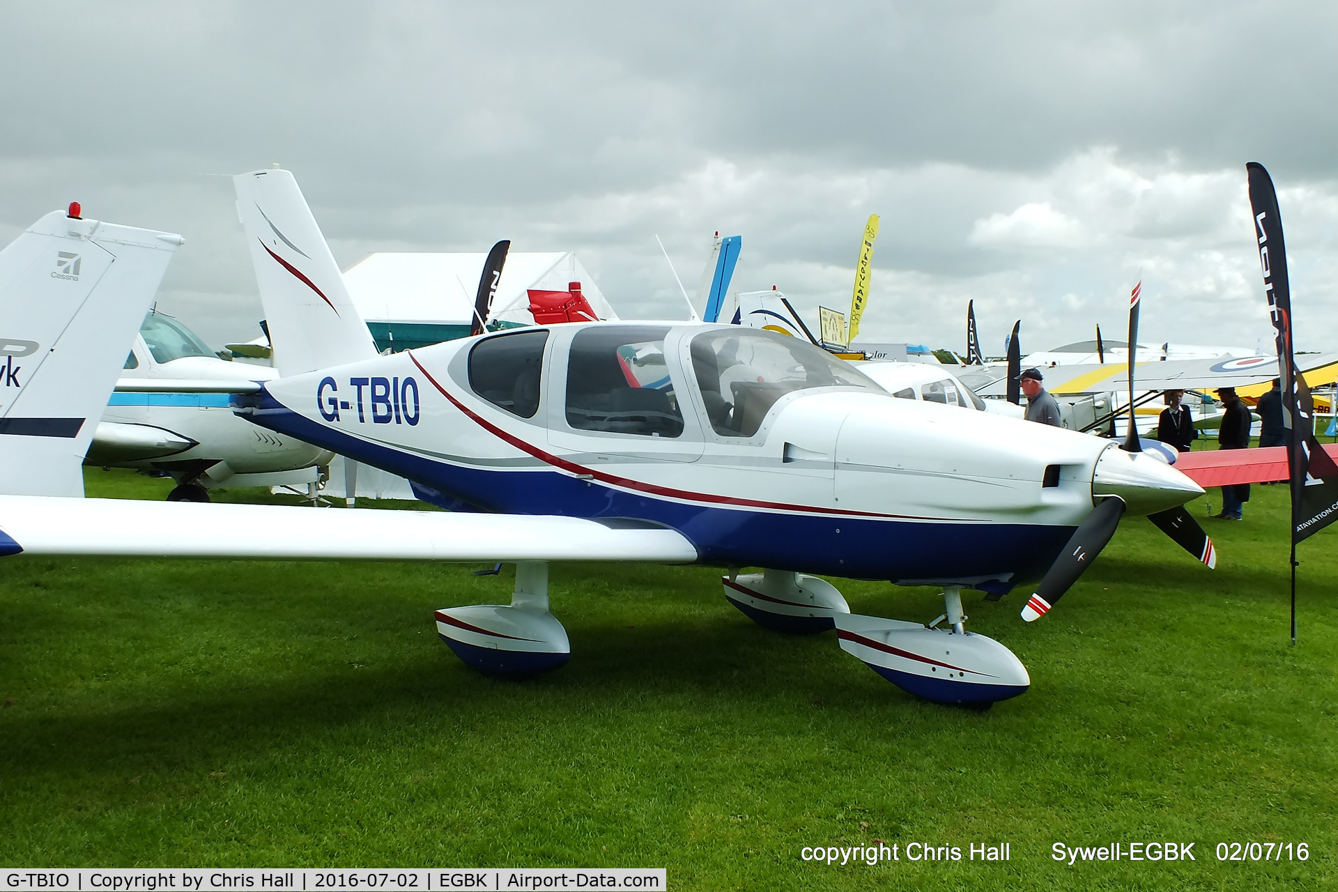 G-TBIO, 1983 Socata TB-10 Tobago C/N 340, at Aeroexpo 2016