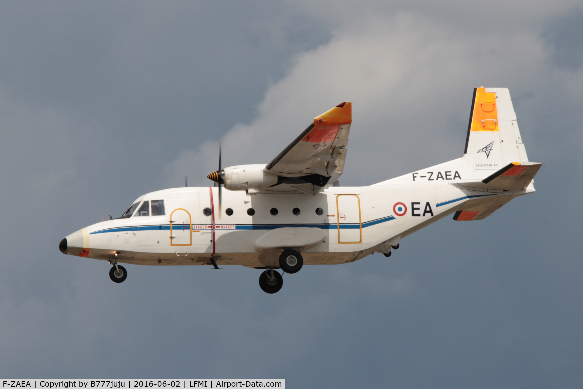 F-ZAEA, CASA C-212-A12 Aviocar 100 C/N 377, at Istres