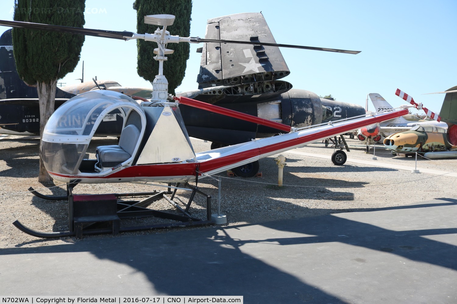 N702WA, Hiller UH-12E C/N 2185, Hiller UH-12E