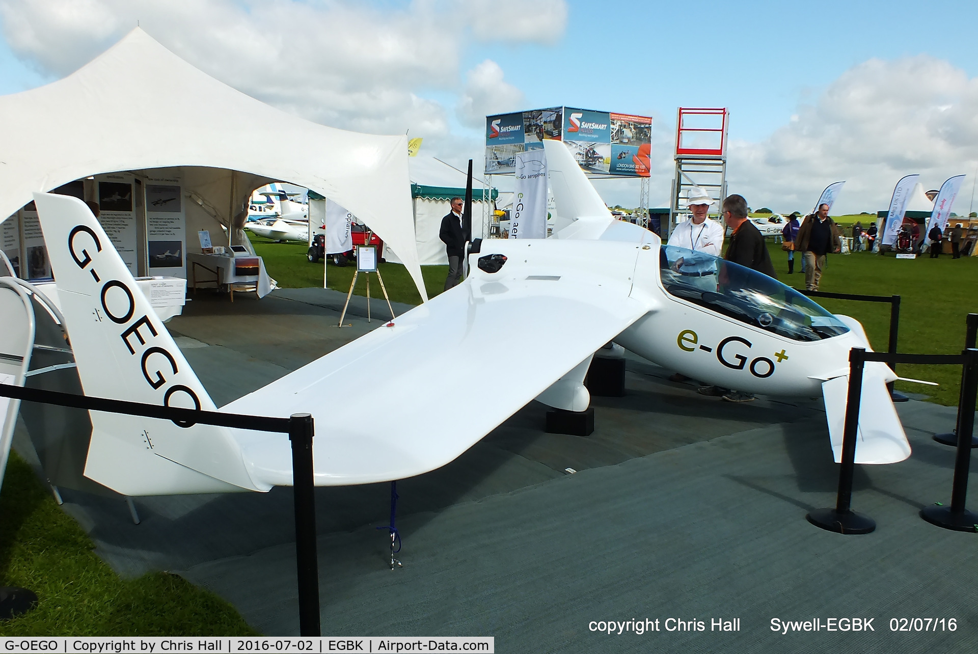 G-OEGO, 2015 e-GO Aeroplanes e-GO C/N SS002, at Aeroexpo 2016