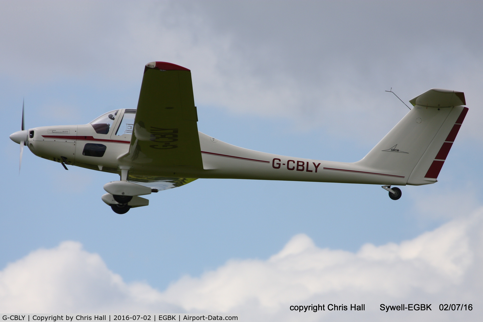 G-CBLY, 1985 Grob G-109B C/N 6403, at Aeroexpo 2016
